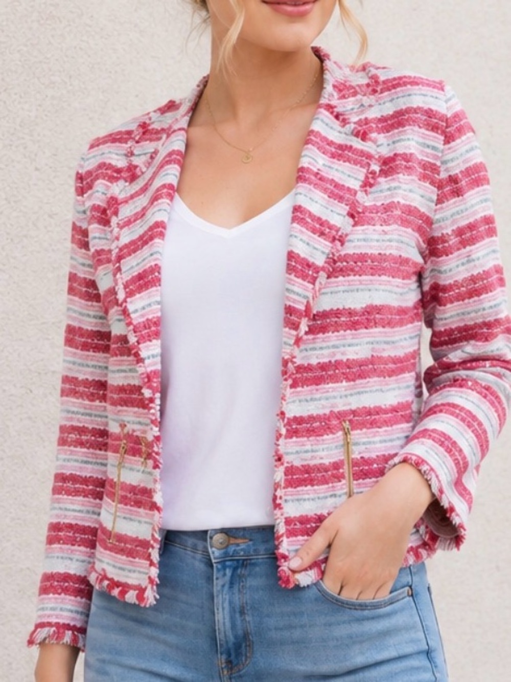 Karl Lagerfeld Paris Tweed Jacket – Size Small (Non-Vintage)